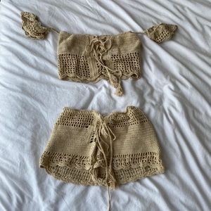 Andi Bagus Crochet Set Cover Up